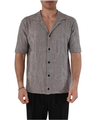 Roberto Collina Shirts > short sleeve shirts - Gris
