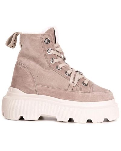 Inuikii Lace-Up Boots - Pink