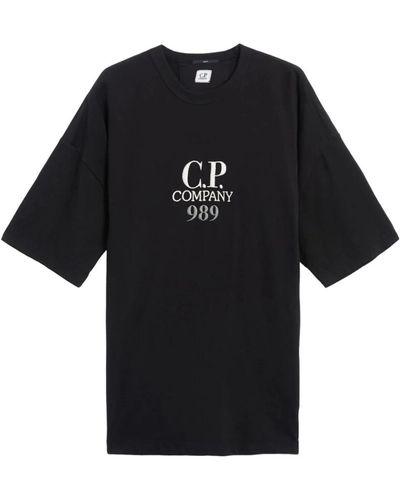 C.P. Company Kurzarm t-shirt komfort stil - Schwarz