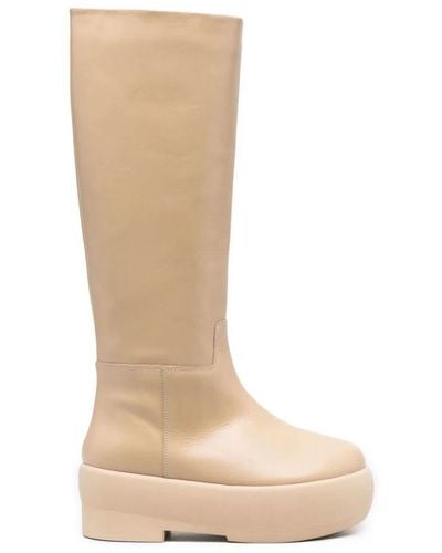Gia Borghini High Boots - Natural