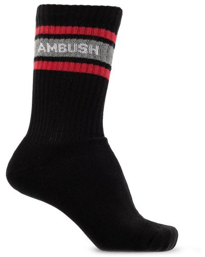 Ambush Socken mit Logo - Schwarz