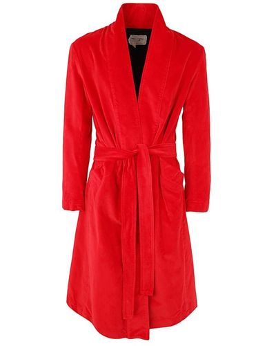 Greg Lauren Trench coats - Rosso
