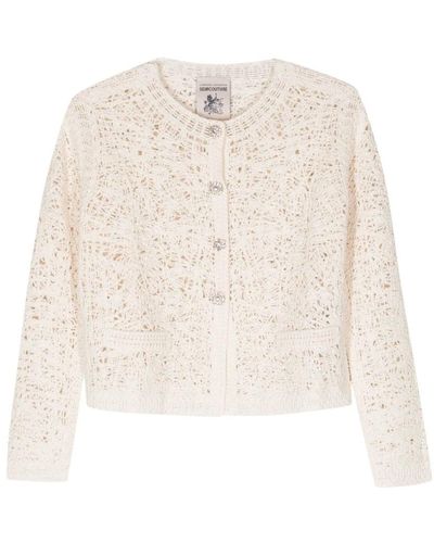 Semicouture Cardigans - White