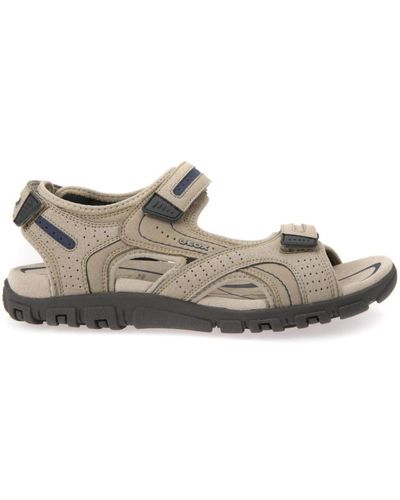 Geox Flat Sandals - Grey