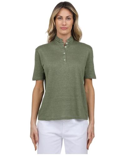 Gran Sasso Tops > polo shirts - Vert