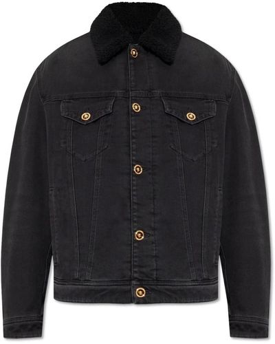 Versace Jackets > denim jackets - Noir