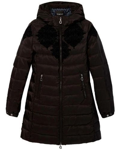 Desigual Winter Jackets - Black