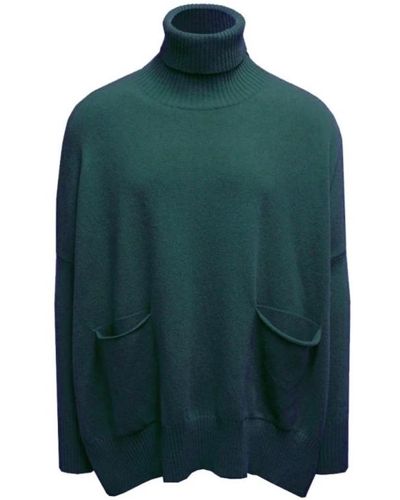 Ma'ry'ya Knitwear > turtlenecks - Vert