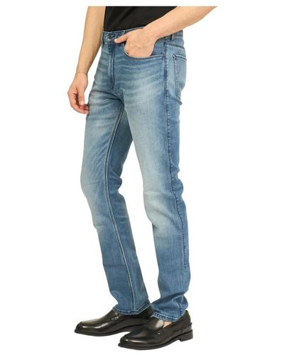 BOSS Blaue slim fit jeans vintage stil
