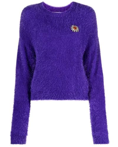 Moschino Knitwear > round-neck knitwear - Violet