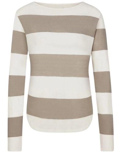 Juvia T -shirt 820 16 009 stripes - Bianco