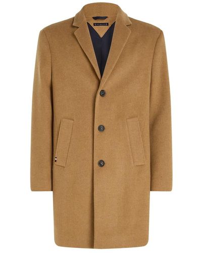 Tommy Hilfiger Coats > single-breasted coats - Marron