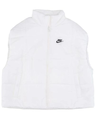 Nike Ärmellose daunenjacke classic vest - Weiß