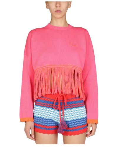 Gallo Round-Neck Knitwear - Pink