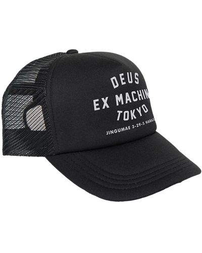 Deus Ex Machina Tokyo address trucker cap schwarz polyester