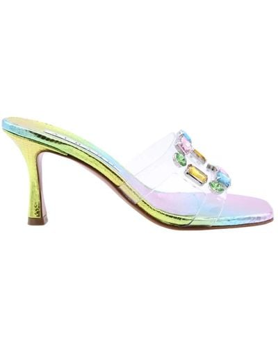 Albano Shoes > heels > heeled mules - Blanc
