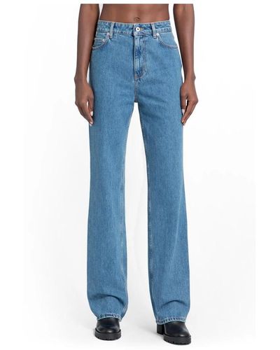 Burberry Mid straight fit jeans - Blau