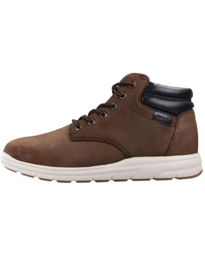 Geox Shoes > boots > lace-up boots - brown - Marron