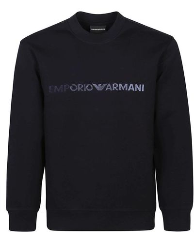 Emporio Armani Sweatshirts - Blue