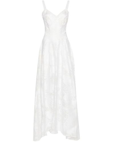 Ermanno Scervino Dresses > day dresses > maxi dresses - Blanc