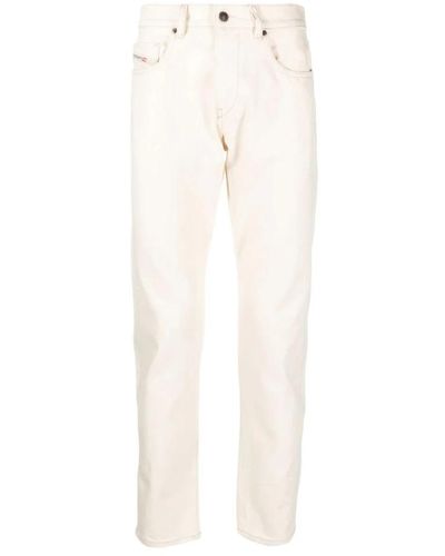 DIESEL Straight Jeans - White