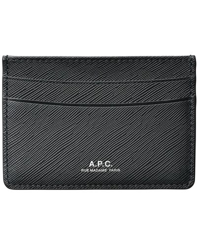 A.P.C. Accessories > wallets & cardholders - Noir