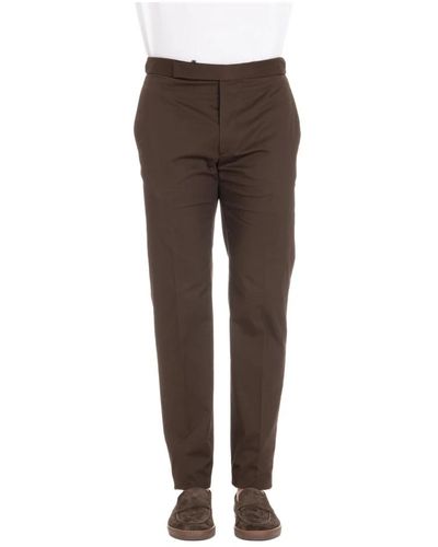 Tagliatore Trousers > suit trousers - Marron