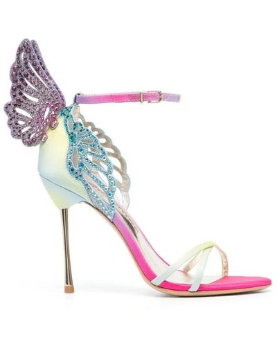 Sophia Webster High heel sandalen mit schmetterlingsdetail - Pink