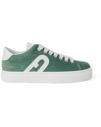 Furla Joy lace-up sneakers - Verde