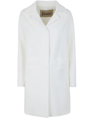 Herno Audrey coat sls detail - Bianco