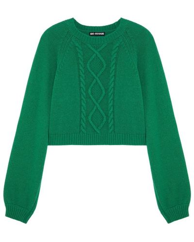 Roy Rogers Round-Neck Knitwear - Green