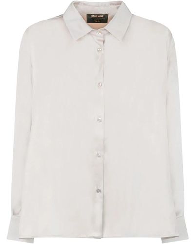 Gran Sasso Shirts - White