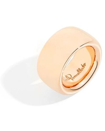 Pomellato Iconica large roségold ring - Weiß