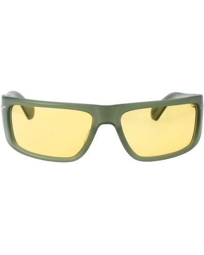 Off-White c/o Virgil Abloh Stylische bologna sonnenbrille für den sommer - Gelb