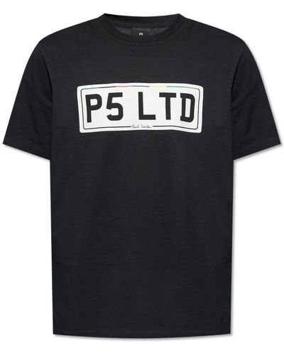PS by Paul Smith Bedrucktes t-shirt - Schwarz