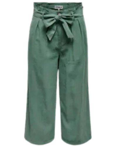 ONLY Pantalones elegantes hombre - Verde