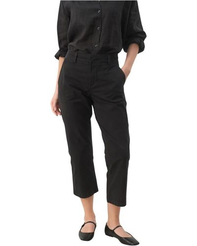 Part Two Cropped trousers - Schwarz