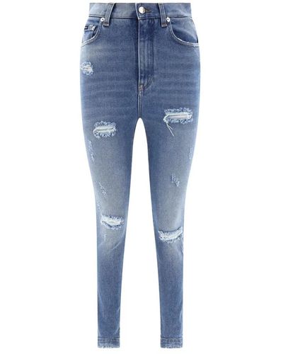Dolce & Gabbana Grace skinny high rise jeans - Blu