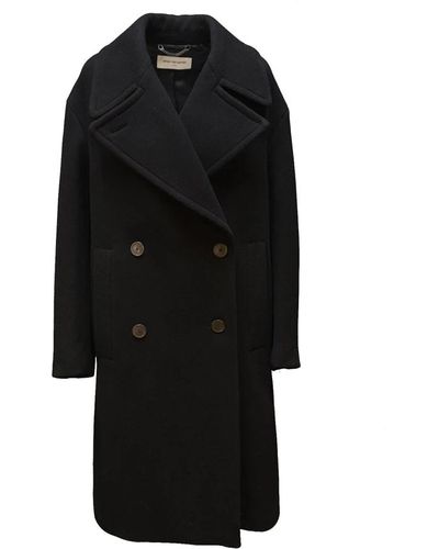 Dries Van Noten Coats > double-breasted coats - Noir