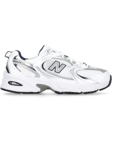 New Balance Sneakers bianche in pelle con ammortizzazione abzorb - Bianco