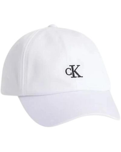 Calvin Klein Colección de sombreros elegantes - Blanco