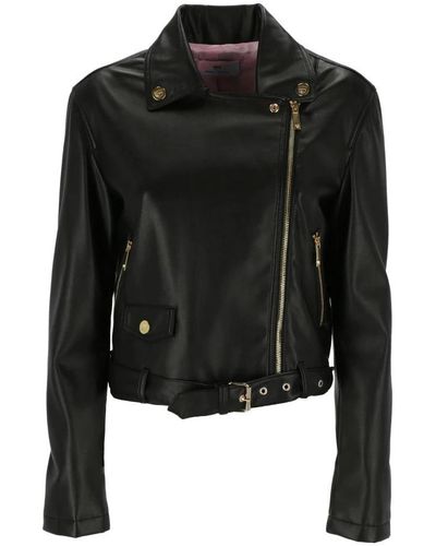 Chiara Ferragni Leather Jackets - Black
