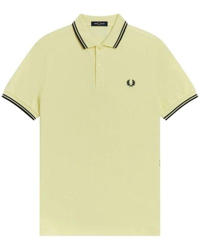 Fred Perry Polo Shirts - Yellow