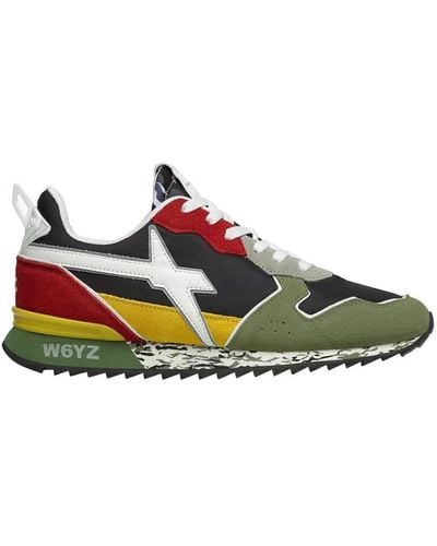 W6yz Multicolour sneakers urban style - Grün