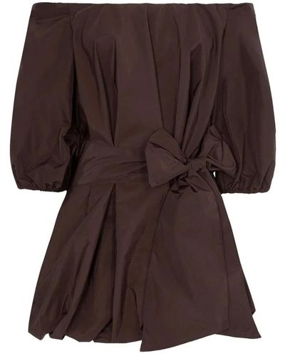 Akep Short Dresses - Brown