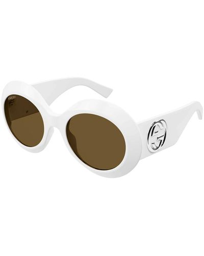 Gucci Vintage style sonnenbrille gg1647s 003 - Weiß