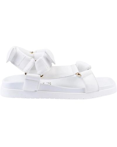 Doucal's Flat Sandals - White