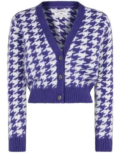 Mc2 Saint Barth Stylische sweater für männer - Blau