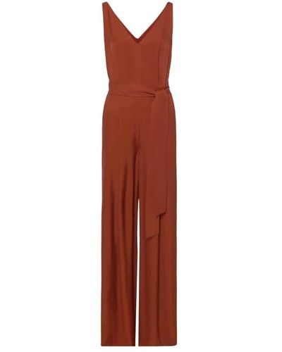 IVY & OAK Kupferroter jumpsuit mit weiten beinen - Braun