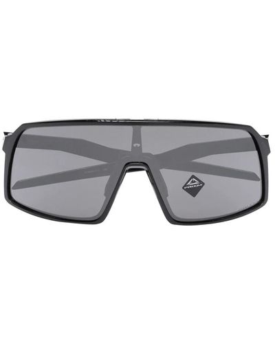 Oakley Schwarze sonnenbrille mit zubehör - Grau